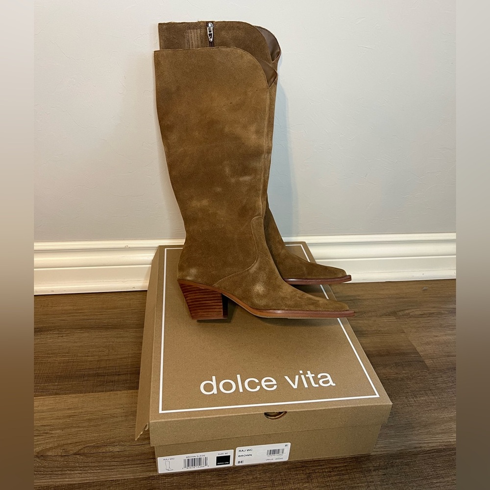 Dolce Vita Raj Wide Calf Boots size 8E NWT